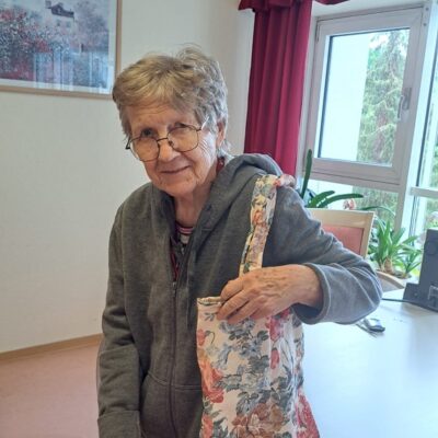 Genähte Tasche