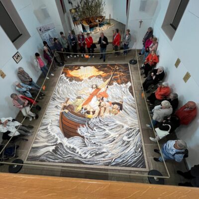 Früchteteppich von oben