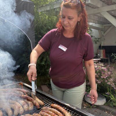 Agnieszka Debska grillt